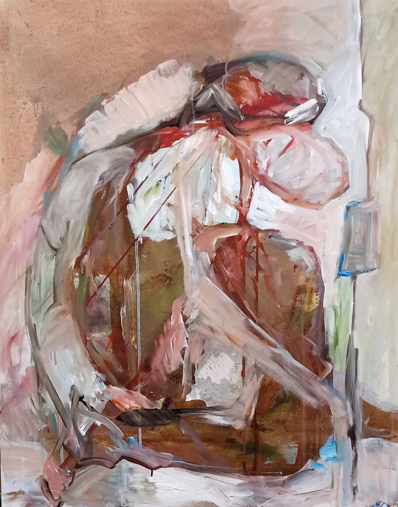 Acryl auf Leinwand; 100 x 80 cm