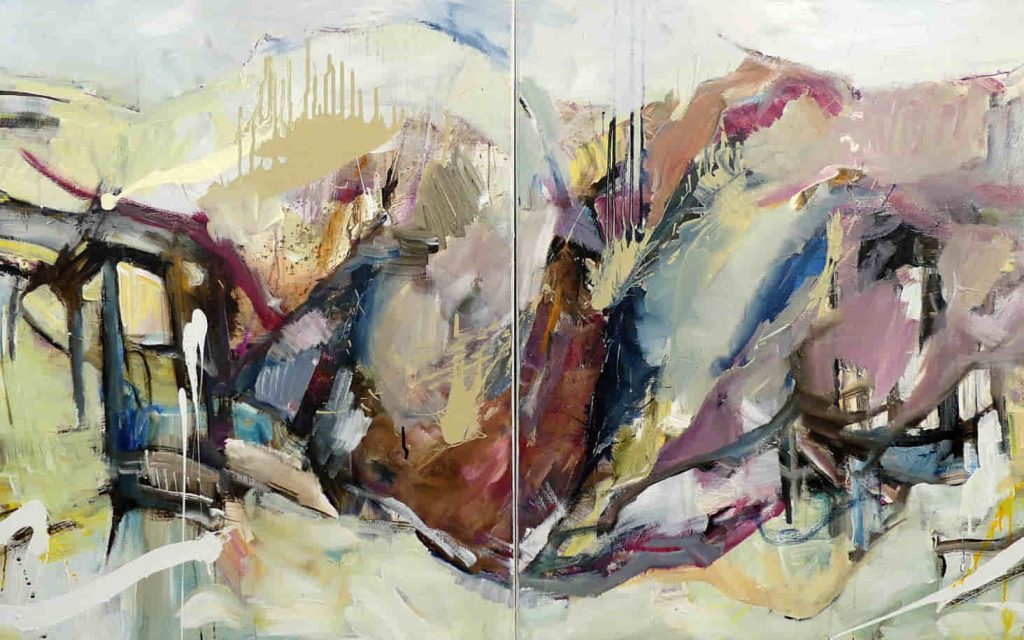 Berglandschaft wie im Safiental, Schweiz