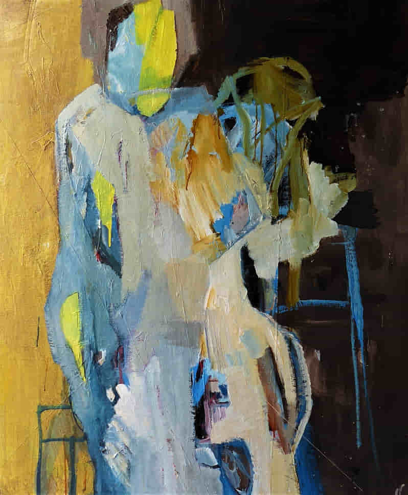 Figuren einander zugewandt