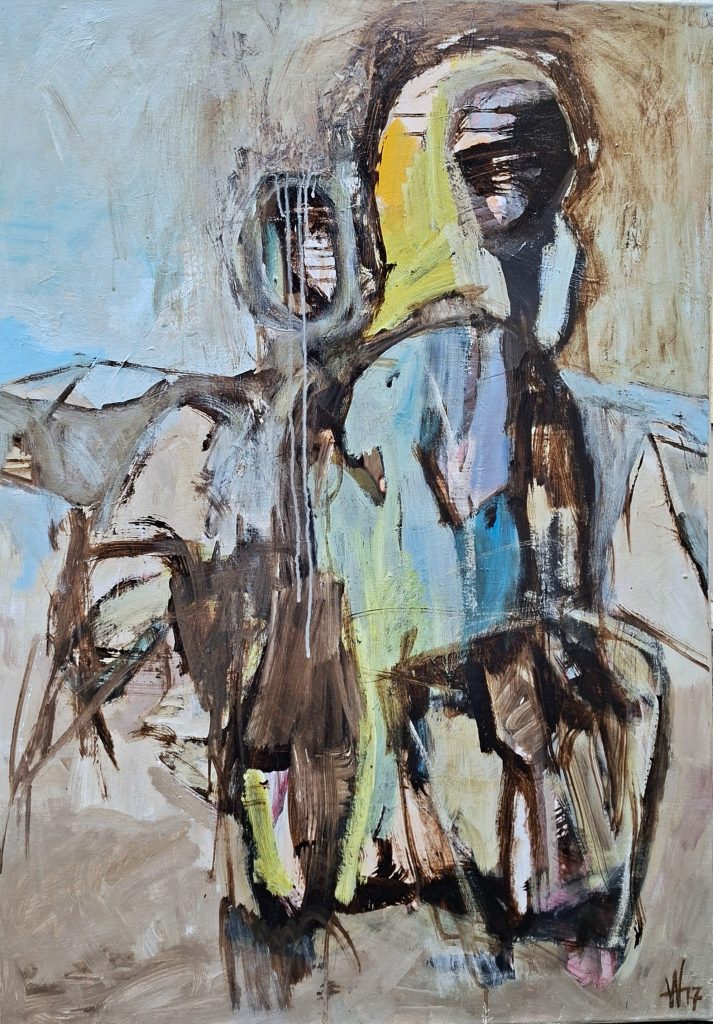 Acryl auf Leinwand;100 x 70 cm